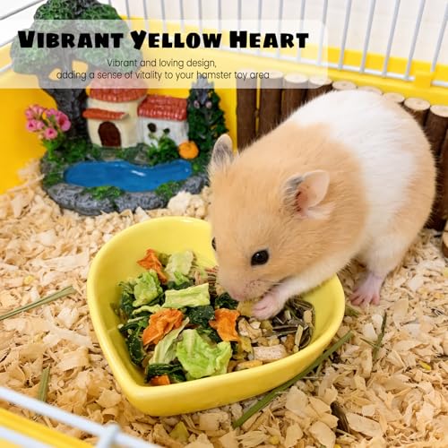 Hamster Food Bowl,Hamster Cage Accessories,Hamster Water Food Pet Bowls