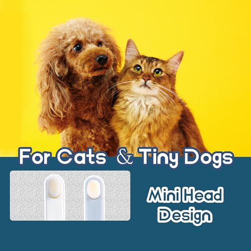 Small Dog Toothbrush, Cat & Puppy Tooth Brushing Kit, Ultra Soft & Mini Head Teeth Brush for Kitten & Tiny Pet, Doggy Toothbrushes Deep Dental Clean, 2 PCS,Pinkgreen - style: Small dogs & large cats(2pcs,pink-green)