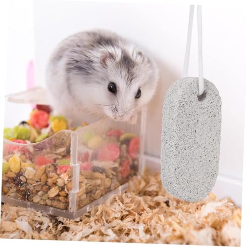 2 Pcs Dog Rocks, Hamster Chew Toys, Pet Teeth Grinding Stone, Small Animal Pet Lava Bites Chews Toy Teeth Grinding Block Mineral Calcium Stone for Hamsters Parrot Chinchillas Rabbits