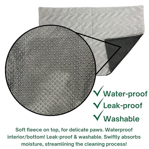 Fleece Tray Liner- Soft & Durable for Variety of Cages (Rectangle)
