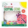 Creative Roots Mosaic Ladybug Stone, Includes 7-Inch Ceramic Stepping Stone & 6 Vibrant Paints, DIY Garden Stepping Stone Kit for Kids Ages 6+ - style: Ladybug