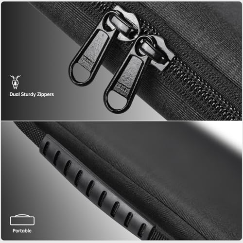 Hard Keyboard Carrying Case Sleeve Cover for Logitech Pebble 2 Combo，Logitech Pebble Keys 2 K380s K380 with Pebble Mouse 2 M350s M350 Wireless Mouse Travel Bag Protective Storage Bag - size: K380s