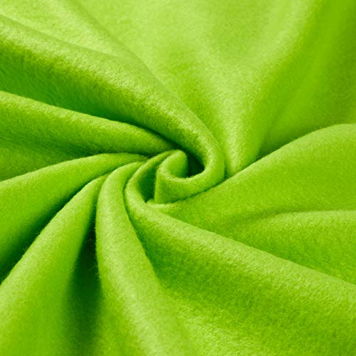 Polar Fleece Solid Lime, Fabric by the Yard - color: Lime, size: Yard