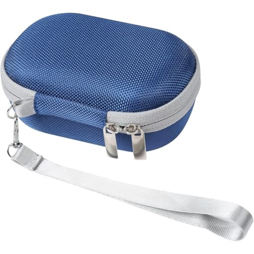 Hard Travel Case Compatible with Logitech M510/M330/M720/Signature M650 L/G305/G304/MX Anywhere 3/G Pro/G PRO X/G703 Wireless Mouse,Mesh Bag for Cards (blue) - color: blue