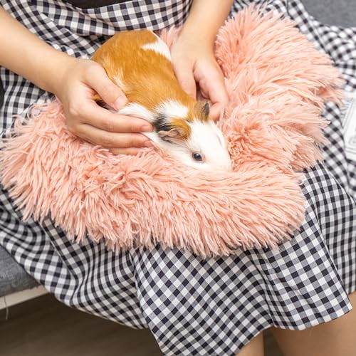 Guinea Pig Blankets 4 Pack, Warm Cozy Fleece Pet Cage Accessories | Washable Cold Weather Small Animal Bedding Mat Cage Liners for Hedgehog, Rabbit, Hamster, Chinchilla (17.7x17.7in) - size: SMALL: 17.7"*17.7"