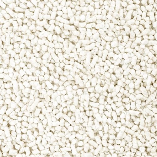 mini&moe Rabbit Litter Paper Pellet Bedding: Hamster Bedding Odor Control & Moisture Absorbent Natural Paper Pellet Bedding - for Small Animal Guinea Pigs,Rabbits Bedding 3.96lb - color: Milk, size: 3.96lbs