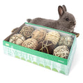 andwe Small Animals Play & Activity Balls Rolling Chew Toys for Rabbits Guinea Pigs Chinchilla - size: Pack of 8