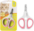 Pet Nail Clippers, Update Version Cat & Kitten Claw Nail Clippers for Trimming, Professional Pet Nail Clippers Best for a Cat, Puppy,Rabbit, Kitten & Small Dog,Sharp & Safe (Pink) - color: Pink
