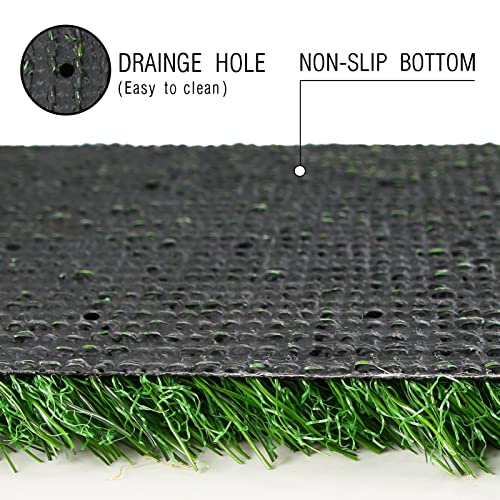 XLX TURF Artificial Grass Runner for Table 12 X 72 Inch, Easter Party Table Centerpiece Decorations Fake Grass Mats for Golf Theme Birthday - size: 12 x 72 Inch