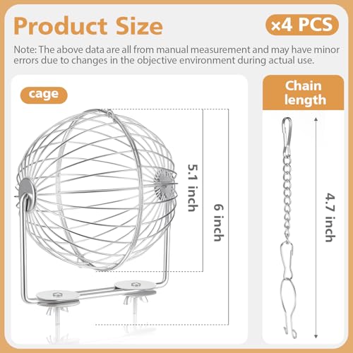 2 Pack Rabbit Hay Ball Feeder Stainless Steel Hanging Hay Holder Dispenser Small Animal Grass Feeder Rack Ball Toy for Bunny Hamster Guinea Pig Chinchilla Gerbils Cage Accessories Supplies