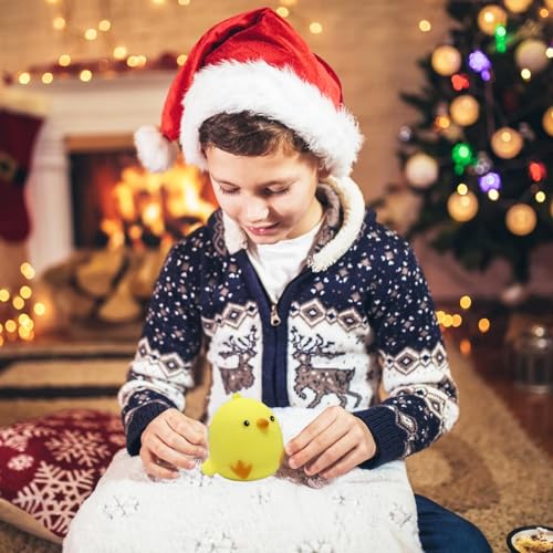 Chicken Stress Balls Squishy Toys for Kids Party Favors, Dough Ball, Squeeze Toys for Adults, Funny Cute Farm Animals Stress Ball Sensory Toys for Autism - style: Chicken
