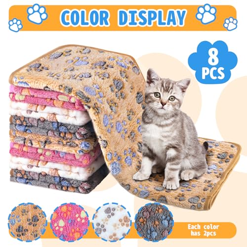 8Pack Soft Guinea Pig Bedding Blankets Washable Small Animal Fleece Cage Liners Reusable Pet Pee Pad Sleep Mat Pad Cover for Hamster Chinchilla Rabbit Hedgehog Dog Cat Essentials (20×30 Inch) - size: 30×20 Inch