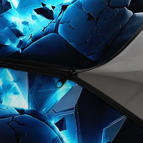 Camping Sleeping Bags Warm & Cool Weather Waterproof Backpacking Sleeping Bag All Seasons Camping, for Adult Kids Boy Girls Camping Gear Equipment, Traveling - color: B-Soccer1