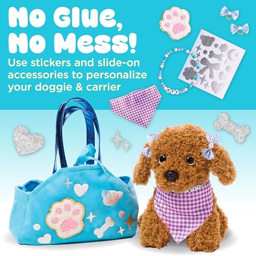 Creativity for Kids Designer Doggie Kit | Plush Pet, Purse & Jewelry Craft for Screen-Free Play (Ages 4+) - style: Designer Doggie