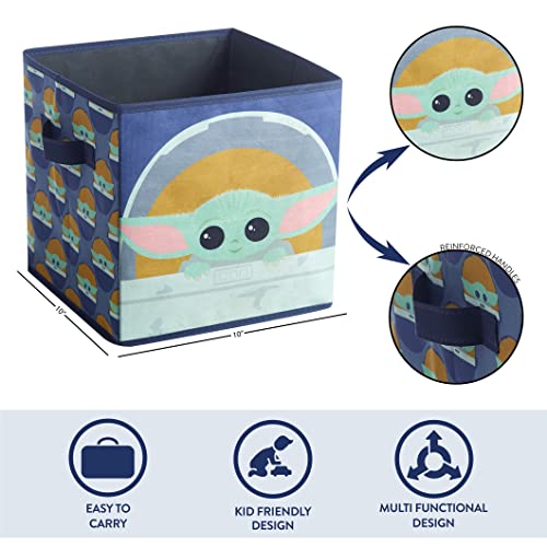 Idea Nuova Star Wars The Mandalorian,The Child Set of 2 Durable Storage Cubes with Handles - color: Star Wars The Mandalorian