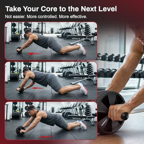 Vinsguir Ab Roller Wheel - Ab Workout Equipment for Abdominal & Core Strength Training, Home Gym Fitness Equipment for Men Women