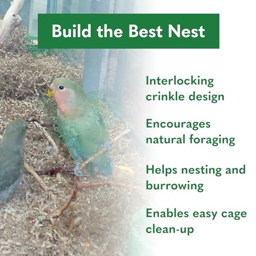ECO Bedding 99% Dust Free Paper Bedding for Small Pets, Eco Natural Bag, 4.5 lb (Expands to 125 L)