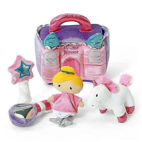 GUND Baby Princess Castle 5-Piece Sensory Plush Toy Playset for Babies - style: Princess Castle
