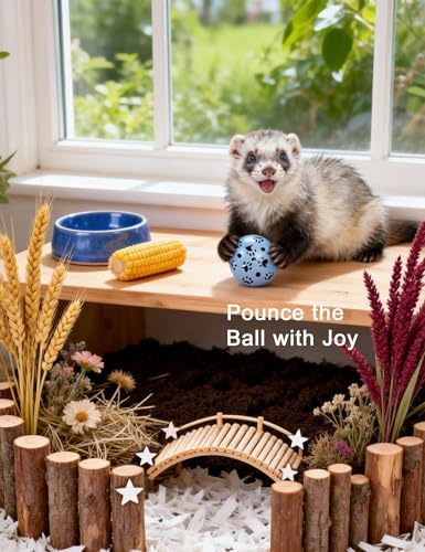 10 Pack Hollow Cutout Bell Play Balls for Ferret, Non Toxic, PP Material | Smooth Polished Edges, No Sharp Burrs, Gentle On Ferret Mouth and Paw