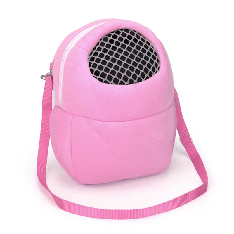 balacoo Pet Breathable Bag Small Pet Carrier Bag with Adjustable Straps Soft-Sided Portable Outdoor Messenger Carrier for Squirrel Hedgehog Sugar Glider 5.51 X 5.51 X 6.69 in
