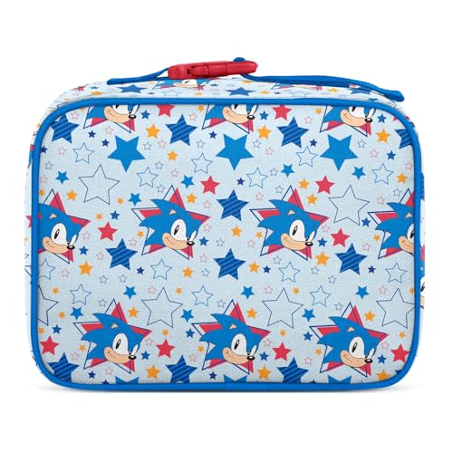 Simple Modern Sonic the Hedgehog Kids Lunch Box & Lunch Bag for School | Hadley Cute Lunch Box for Girls, Boys, Toddlers | Fits Bento Box, Lunch Containers | Small Lunch Bag | Sonic the Hedgehog - color: Sonic: Stars