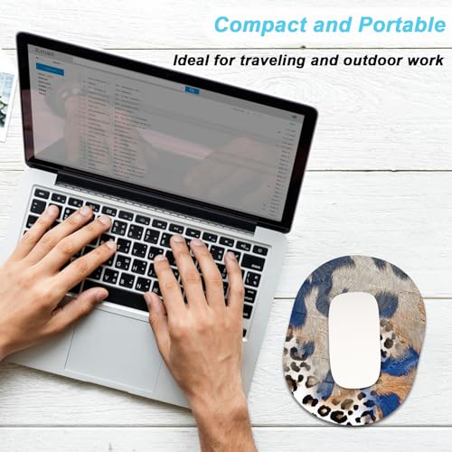 Rimilak Small Mouse Pad 6 x 8 Inch, Takes up Wrist and Mouse Space, Waterproof Compact Mini Mouse Mat for Laptop Computer Wireless Mouse Keyboard Home Office Travel,Blue Gold - color: Blue Gold, size: 8L x 6W inches