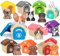 Learning Toys for Toddlers 1 2 3 Year Old Toddlers, 20Pcs Puppy Finger Puppets for Kids, Montessori Counting, Matching & Sorting Toy, Christmas Birthday Gifts for Baby Boys Girls Age 12-18 Months - style: PUPPY