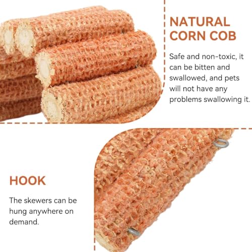 Parrot Hamster Rabbits Toys, Hamster Parrot Corn Cob Chew Toy Arch Bridge Shape Bite for Guinea Pigs Chinchillas Rabbits Playing