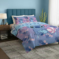 Disney Lilo & Stitch Full Comforter Set 5 Piece Includes Reversible Comforter & Sheet Bedding Set Soft Fade Resistant Microfiber Officially Licensed - color: Sporty Stitch Full