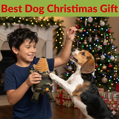 ME GUSTA SHOP Hedgehog Dog Squeak Toys Squeaky Plush Toy for Small Medium & Large Dogs Animal Pet Plush Dog Toy