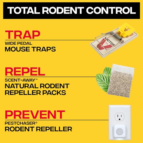 Victor Mouse Traps, 12-Pack Plastic Pedal Snap Traps, FSC Certified Wood | Indoor Rodent Control Reusable Mousetraps for Mice Pest Control Effective Instant Kill - style: 12 Plastic Pedal Traps