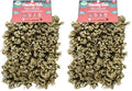 Oxbow Timothy Hay Hide & Seek Mat, Small – Rabbit & Guinea Pig Toys for Chewing & Relaxation, Enrichment for Bunny, Hamster, Chinchilla, Rat, Timothy Hay Small Animal Cage Accessories (Pack of 2) - size: Small (Pack of 2)