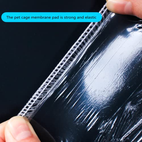 30 Pcs Disposable Rabbit Guinea Pig Cage Liners Plastic Clear Bunny Cage Liner Bag Universal Toilet Film,Small Animal Bedding, Hamster Bunny Litter Pan Bags