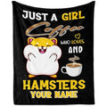 Custom Hamster Throw Blanket for Kids Pets Gifts, 40” x 30” | Soft Flannel, Lightweight but warm, Machine washable, HD print, Wrinkle & shrink resistant, Anti-pilling, Suitable all ages - color: Hamster Blanket 2 Custom, size: XS(30"X40")