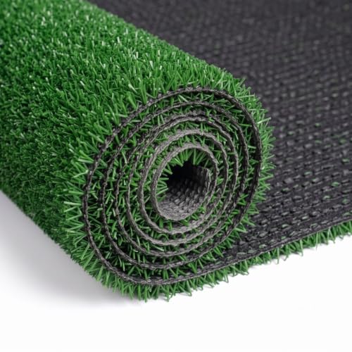 Ottomanson Artificial Grass Runner Lite 31" x 20' | Fake Grass for Pathway, Side Yard & Patio Border, Outdoor Turf Runner with Drainage Holes, UV Resistant - size: 20-ft