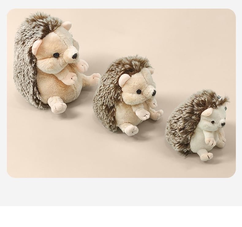 YUKOUQIAN Hedgehog Stuffed Animal Cute Plush Doll Toy 5 inch for Girls Boys Christmas (Hedgehog) - style: hedgehog