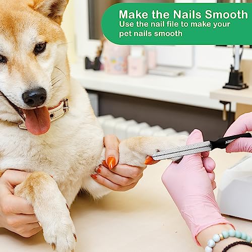 Candure Dog Nail Clippers Professional Pet Nail Clipper Suitable for Cats, Rabbits and Guinea Pigs - Safety Lock/Protective Guard to Avoid Over Cutting (Green, Medium to Small) - color: Green, size: Medium to Small Pets