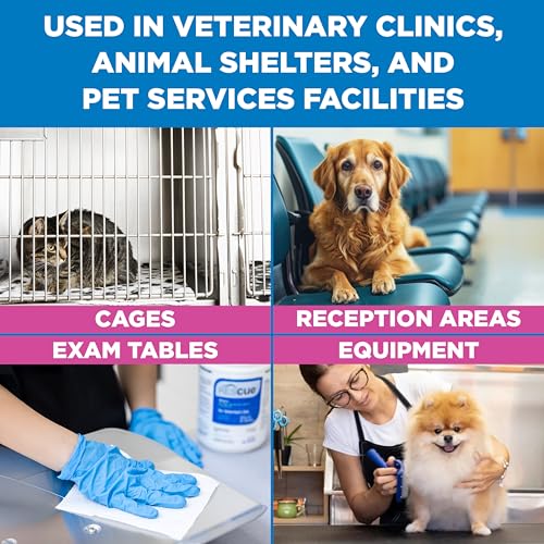 REScue One-Step Disinfectant Cleaner & Deodorizer Wipes for Vet Use – Cleaner for Kennels, Litter Boxes, Vet Offices, Pet Grooming Surfaces – Extra Large Wipes, 160-Count Bucket Refill (1 Pack) - size: Bucket Refills (1 Pack) XL Wipes