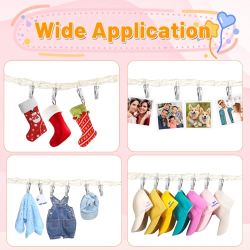 2pcs Stuffed Animal Storage Chain Boho Stuffed Animal Hammock - color: 2pc Beige