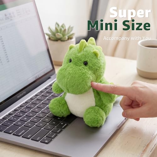 Ditucu Palm-Sized Dinosaur Stuffed Animals Cute Soft Mini Dino Plush Doll Small Plushies Toys Gifts for Kids Green 6 inch - style: Dinosaur A