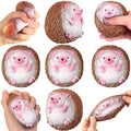 Gemscream 5 Pcs Hedgehog Stress Balls for Adults Funny Stress Reliever Squeezable Mini Hedgehog Foam Balls Funny Employee Appreciation Gifts