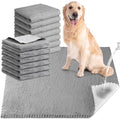 Thyle 12 Pcs Washable Pee Pads for Dogs Reusable Waterproof Training Puppy Pads Bulk Absorbent Pet Whelping Small Dog Mats for Crate Bed Sofa(34 x 28 Inch) - size: 34 x 28 Inch
