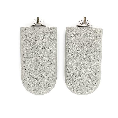 Shelltech Pumice Ledge Lava Ledge for Birds Chinchillas, Climbing Ledge Teeth Grinding Beak Grinding Block Perch Stand for Hamsters Chinchillas Parrots (L-2 Pack) - size: L-2 Pack
