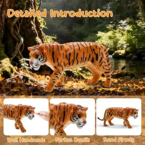 65PCS Safari Jungle Animals Figures Toy with Building Blocks for Kids 3-8 | Realistic African Wild Animals with Fence & Storage Box, Zoo Learning Toys Christmas Birthday Gift for Boys Girls - style: Safari Animals Playset