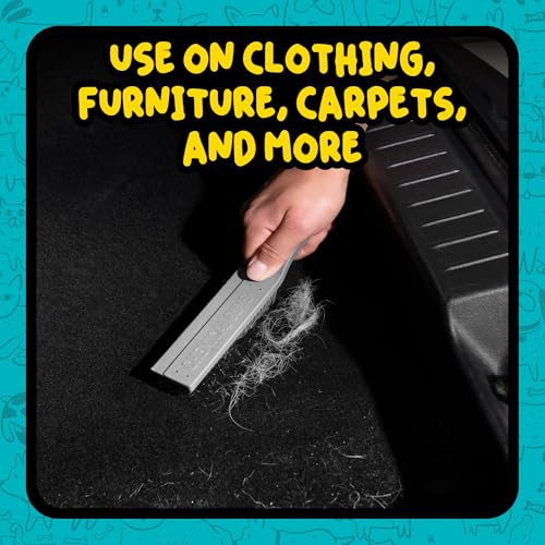 Chemical Guys, Multi-Surface Pet Hair Removal Brush for Upholstery & Carpet | Rubber bristles pull pet hair, lint and debris off seats, carpet and upholstery in cars and at home - size: (Pack of 1)