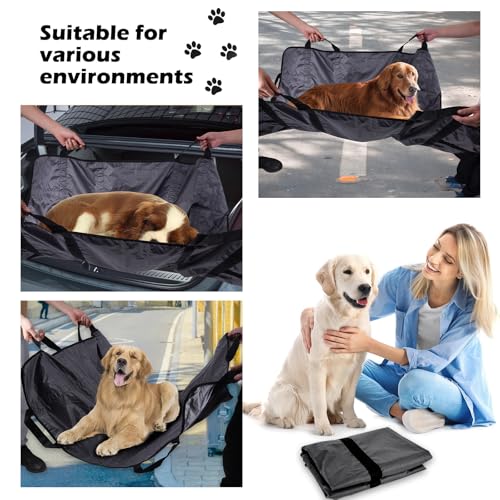 Dog Stretcher for Large Dogs Emergency Animal Carrier 300 Pounds 8 Handles | Dog Stretcher, Portable Stretcher,Emergency Animal Carrier Capable Gray - color: Gray