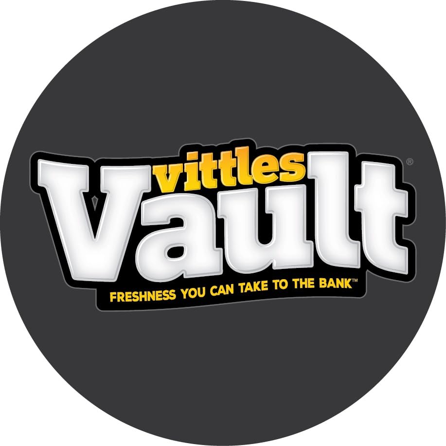 Vittles Vault Pawprint Pet Food Storage Container For Dog Food, Kibbles/Bird Seed/Oatmeal/Rice/Flour/Cereal, BPA Free, Plastic, Sealed Airtight For Cat Food, Up To 25 lb, Made in USA, With Scoop, Gray - size: 25 Pounds