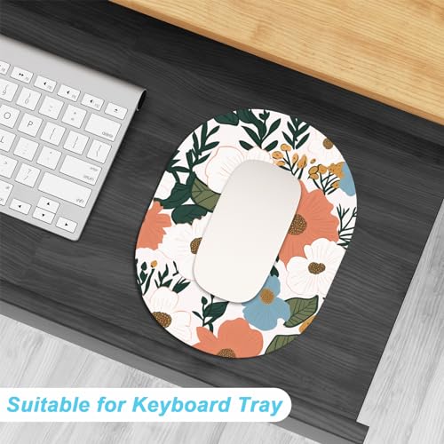 Rimilak Small Mouse Pad 6 x 8 Inch, Takes up Wrist and Mouse Space, Waterproof Compact Mini Mouse Mat for Laptop Computer Wireless Mouse Keyboard Home Office Travel,Beauty Flower - color: Beauty Flower, size: 8L x 6W inches