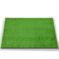LOOBANI Dog Grass Pee Pads, 59x59in Large Fake Grass Pad for Potty | Realistic, Pet-Friendly, Washable, Fake Grass Mat for Dogs to Pee on, Outdoor Indoor Pee Grass, Easy to Clean, with Drainage - size: 59*59 inch