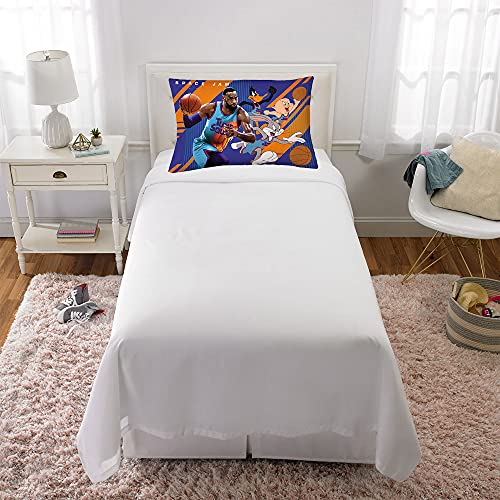 Franco Kids Bedding Super Soft Microfiber Reversible Pillowcase, 20 in x 30 in, Space Jam 2 A New Legacy - color: Space Jam 2 a New Legacy